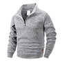 The Helmsley Men's Stand Collar Knit Jumper