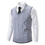 The Framlingham Men's Cable Knit Sleeveless Tank Top