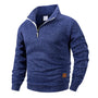 The Helmsley Men's Stand Collar Knit Jumper