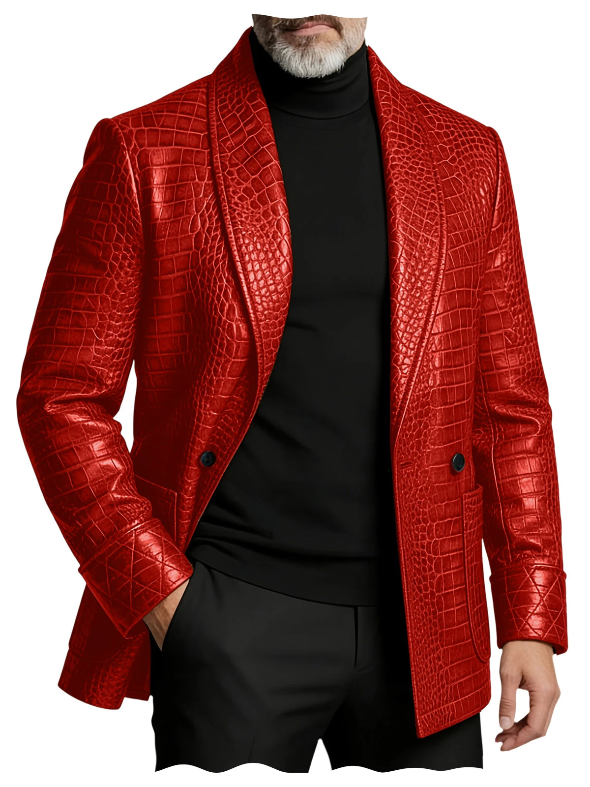 The Oakmere Men's Embossed Slim Fit Blazer