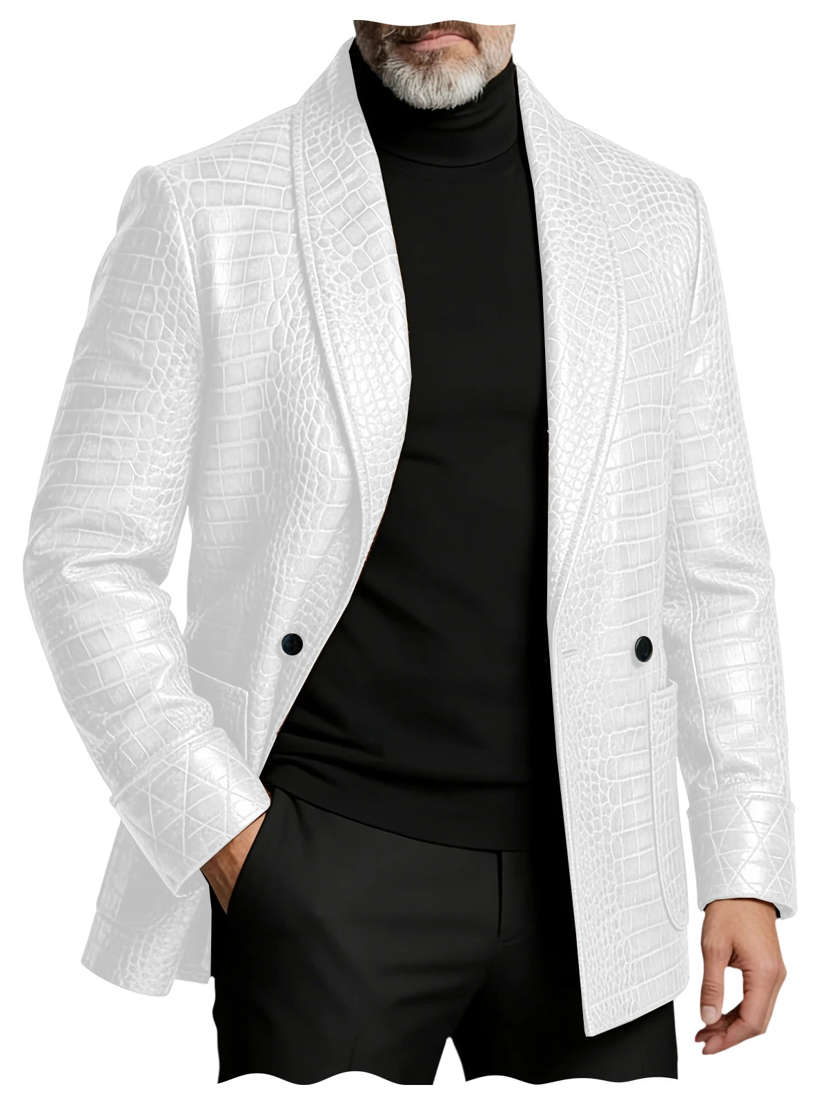 The Oakmere Men's Embossed Slim Fit Blazer
