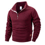 The Helmsley Men's Stand Collar Knit Jumper