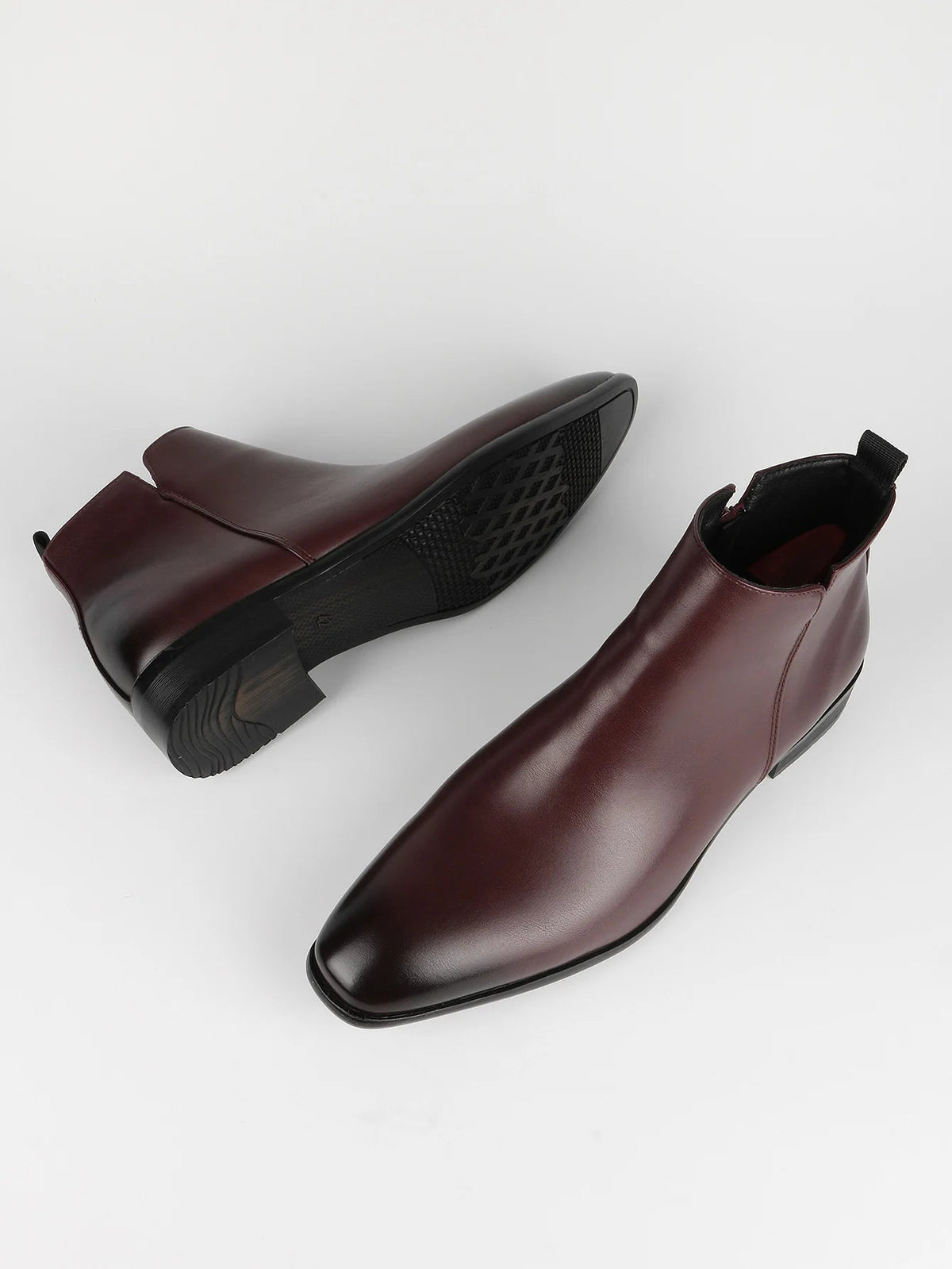 The Corfe Men's Leather Chelsea Dress Boots