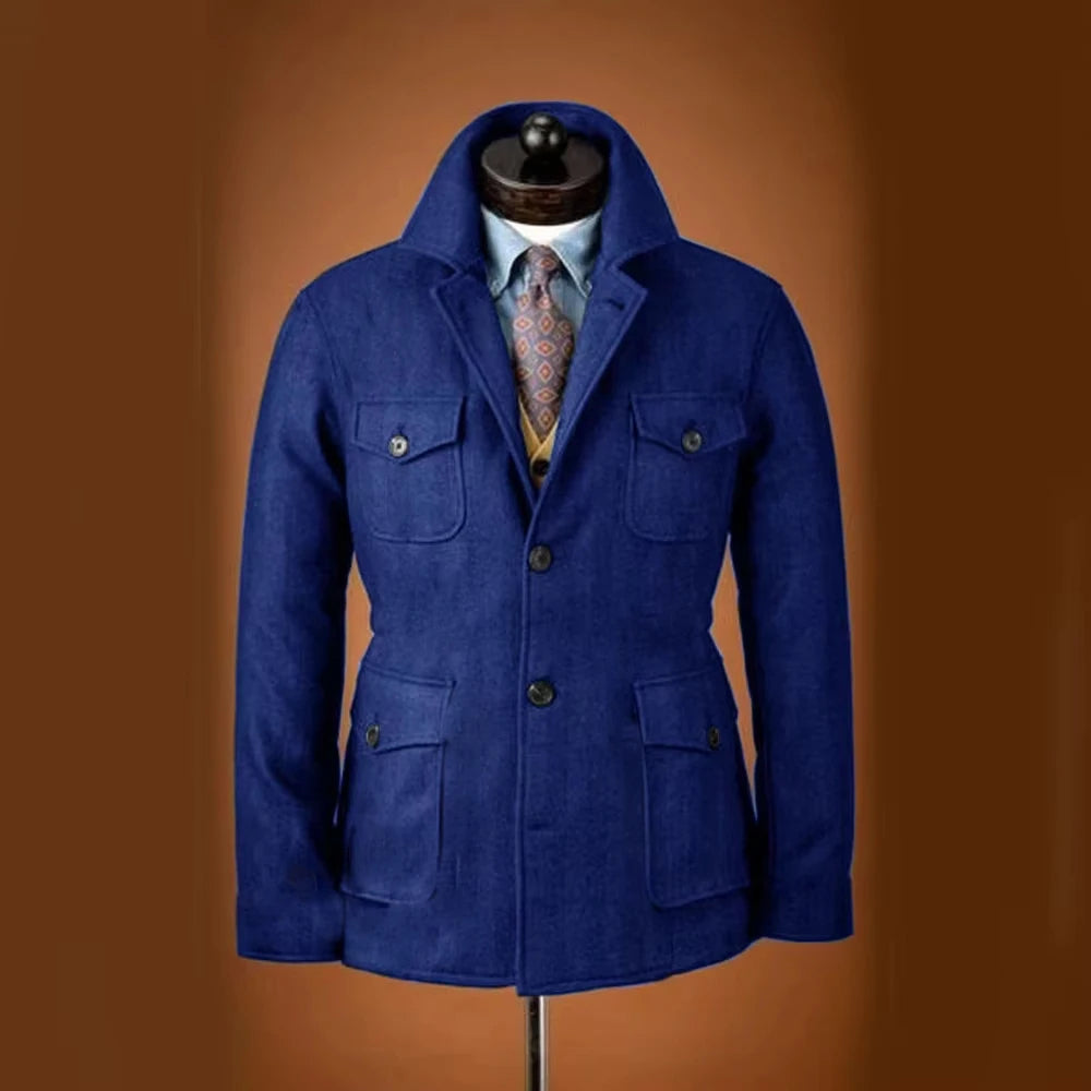 The Thornbury Men's Wool Blend Utility Jacket