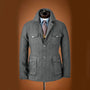 The Sableton Men's Multi Pocket Wool Blend Jacket
