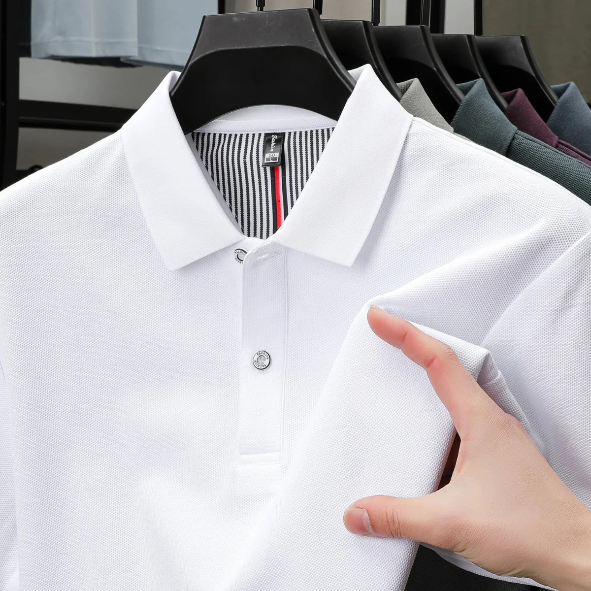 The Lerici Men’s Cotton Short Sleeve Polo Shirt