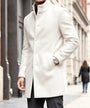 The Ripon Men's Stand Collar Single Breasted Overcoat