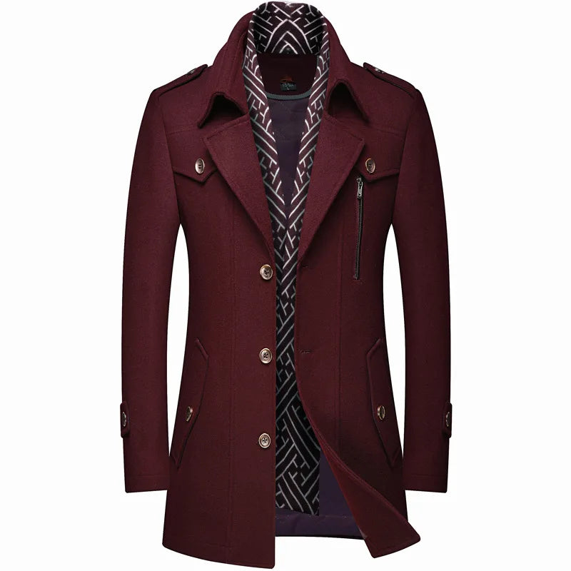 The Peebles Men's Structured Mid Length Winter Coat